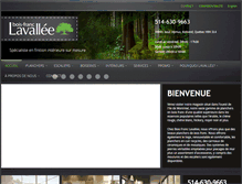 Tablet Screenshot of boisfranclavallee.com